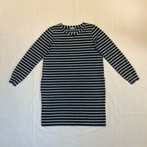 Jane and Delancey Women’s Long Sleeve Stretch Blue & White Striped Shift Dress